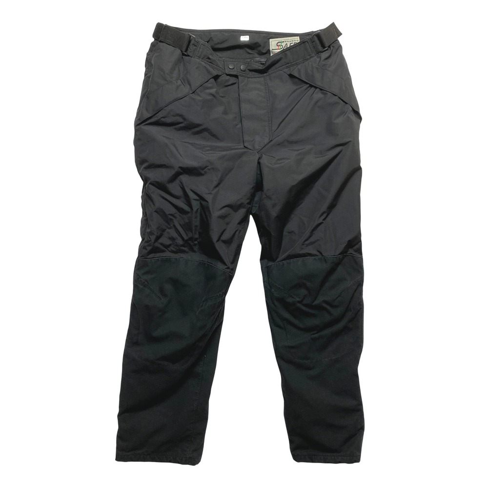 First Gear Motorcycle Pants Mens 38 Black Hypertex Safe Sheltex Nylon Padded